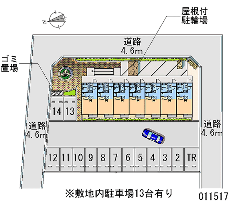 11517月租停車場