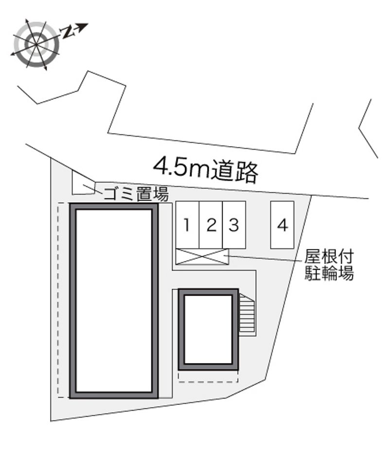レオパレスソレイユ 配置図
