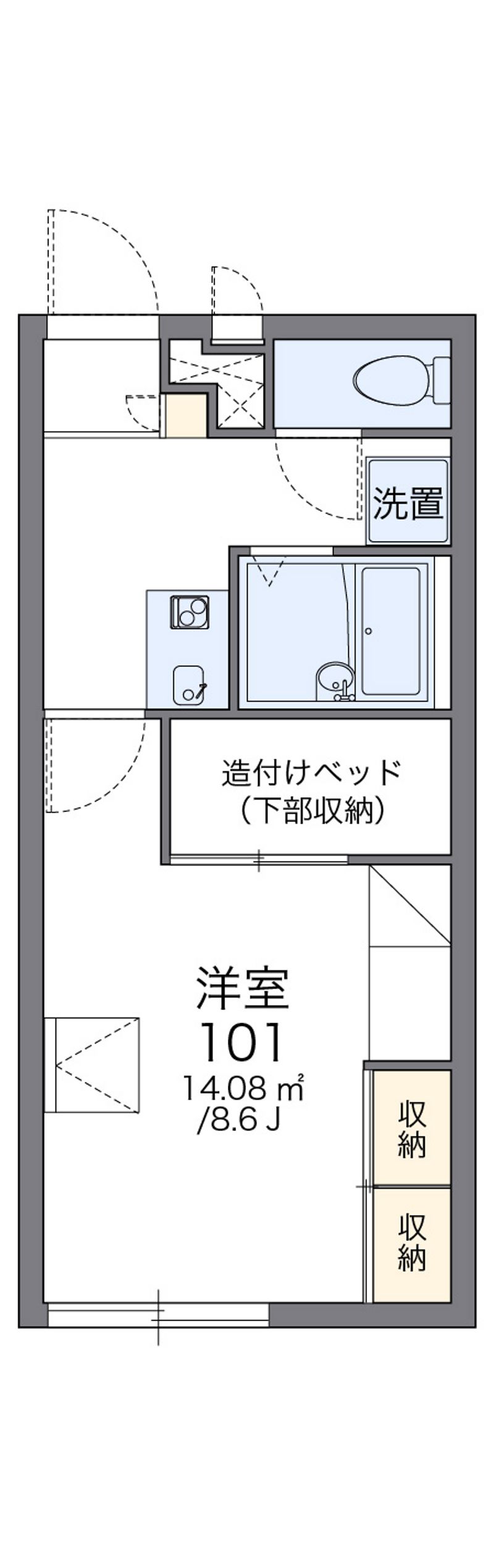 レオパレスＭＯＲＧＥＮ　ＲＯＴ 間取図