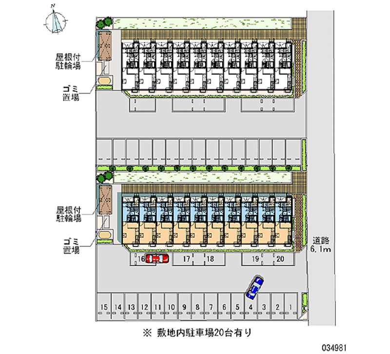 34981 Monthly parking lot