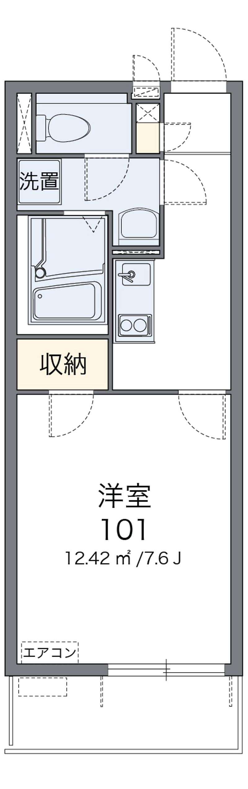 クレイノボー　ビラージュ　ドゥ 間取図