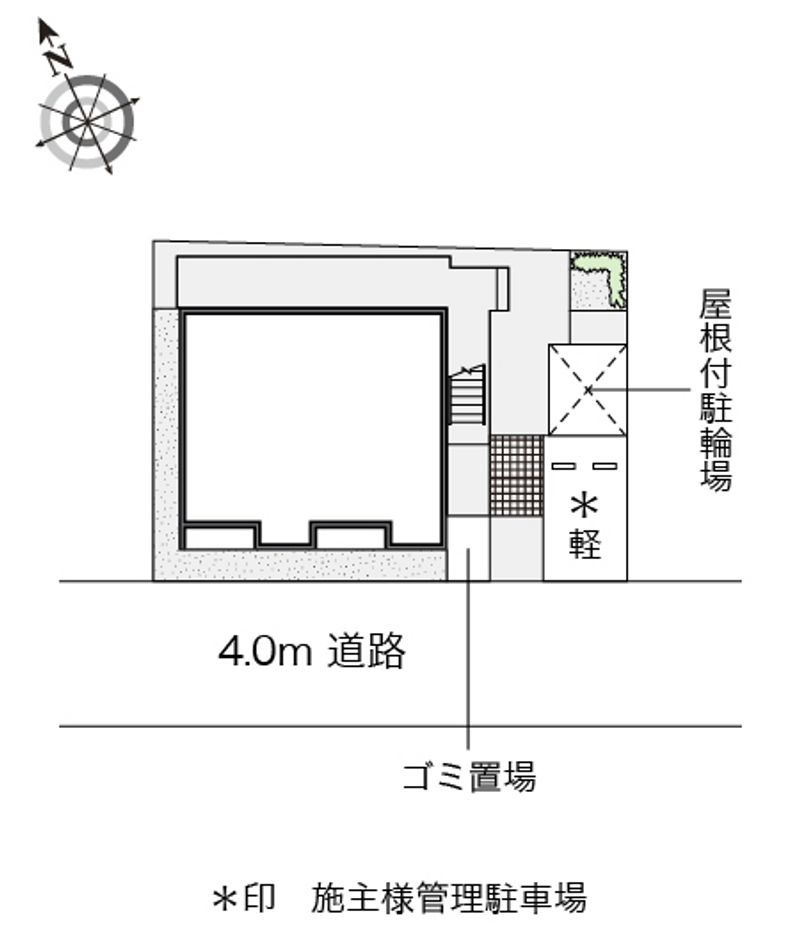 レオネクストコンフォート下祇園 配置図