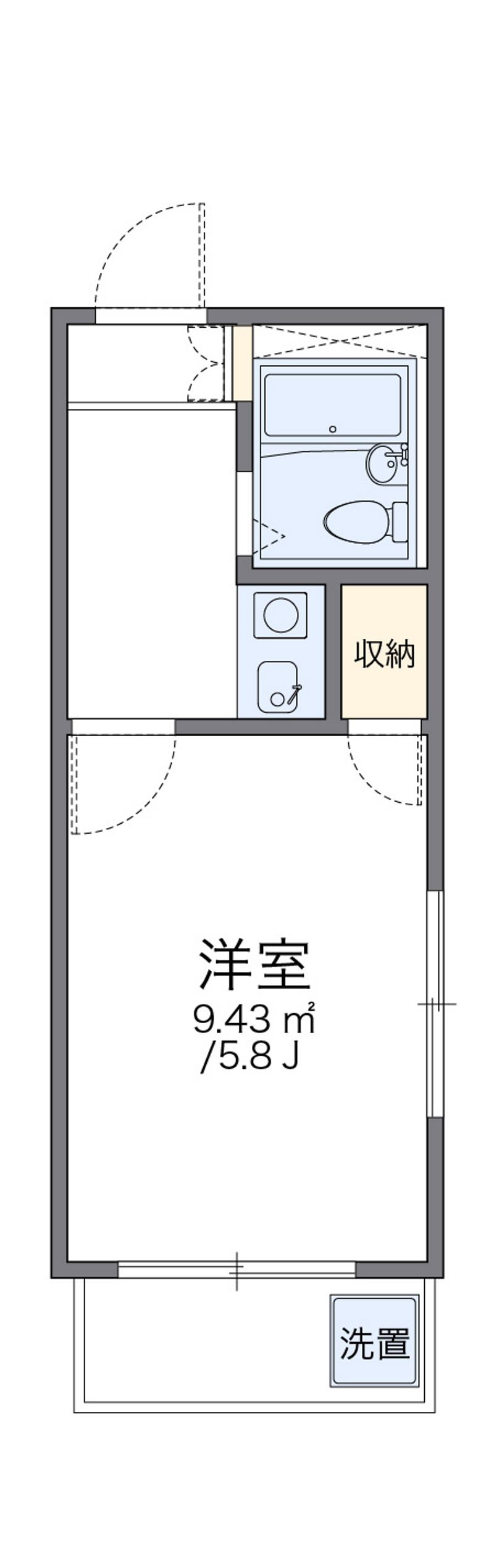 レオパレスＫｏｂａｙａｓｈｉ 間取図