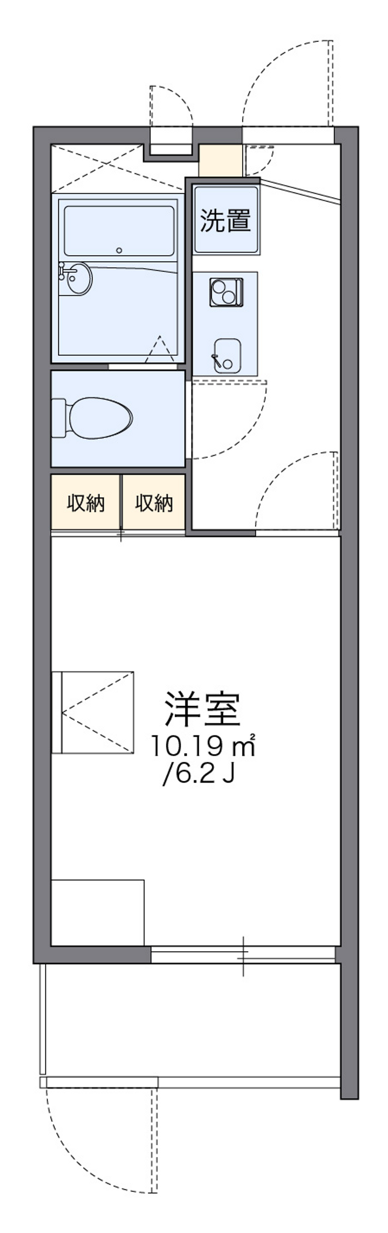レオパレスオー　ルージュ 間取り