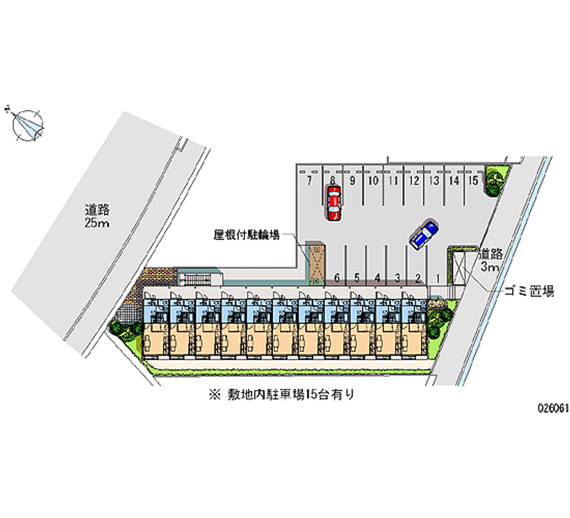 レオパレスＦｌｕｏｒｉｔｅ 月極駐車場