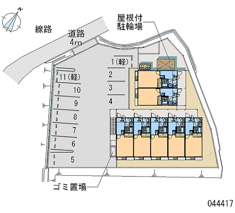 44417 Monthly parking lot