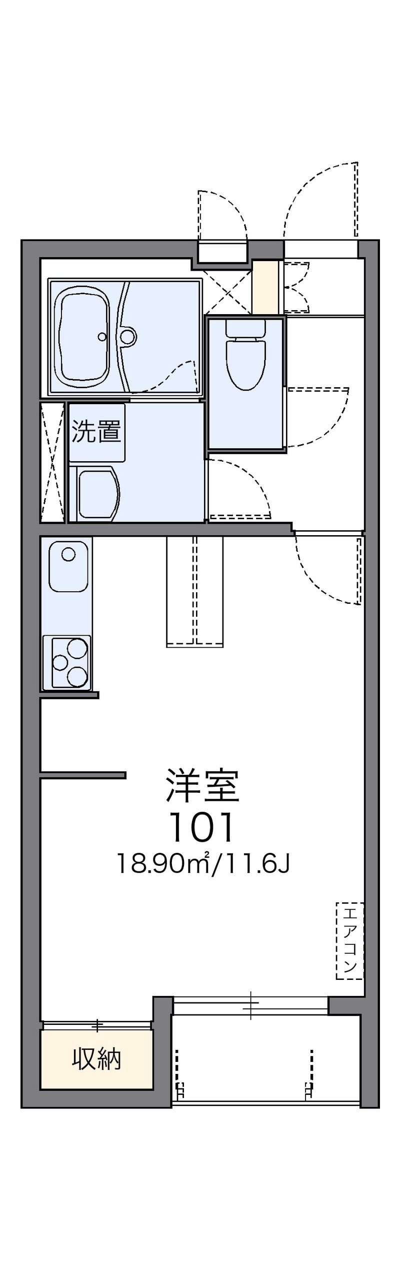 レオネクストエポック２１ 間取図