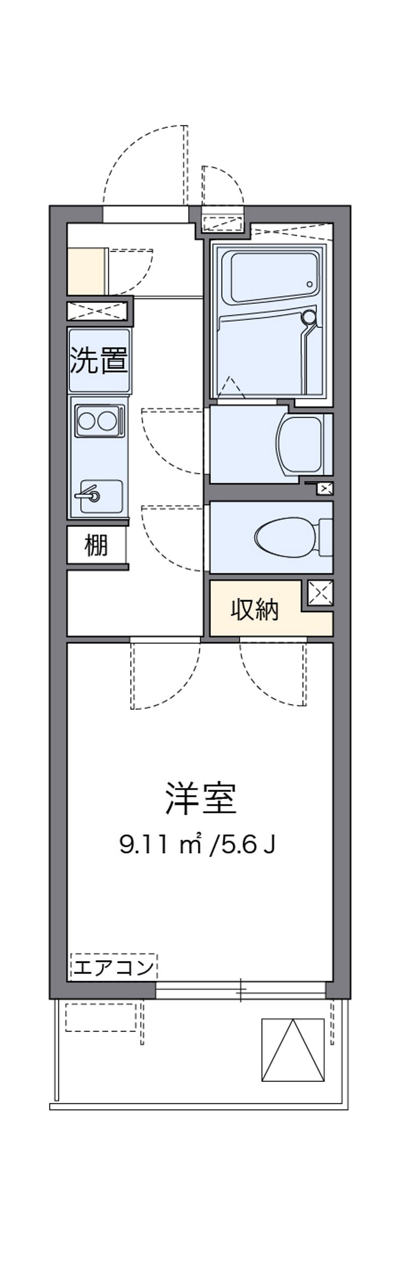 クレイノコンフォール　東中島 間取図