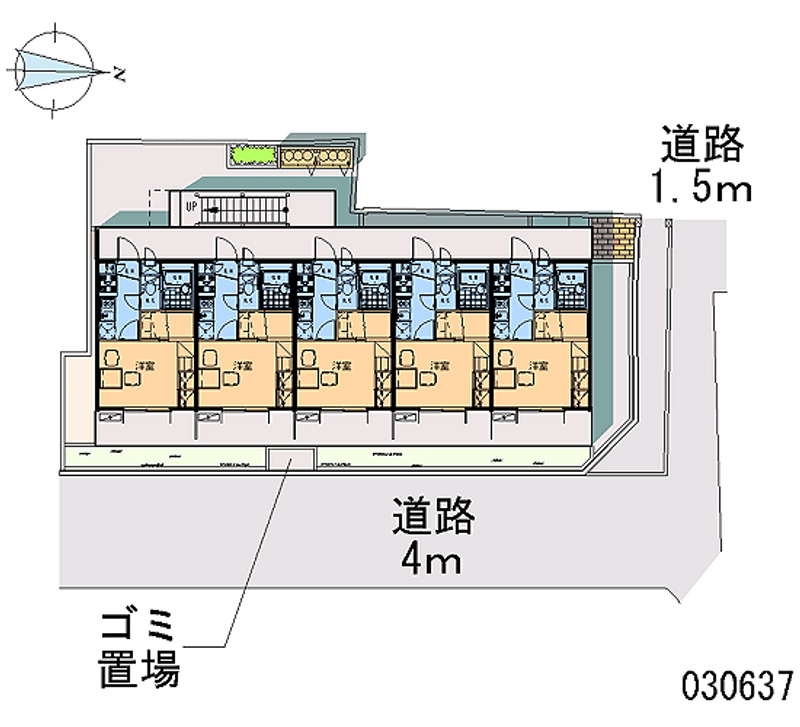 レオパレスナカモト 区画図