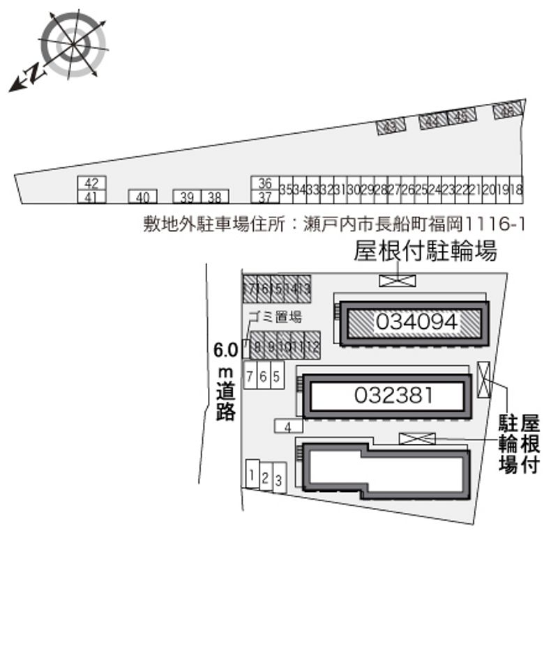 レオパレス福岡Ｃ 配置図