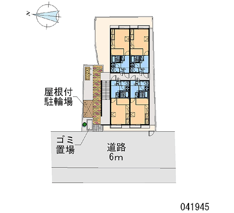 レオパレス飯塚２ 区画図