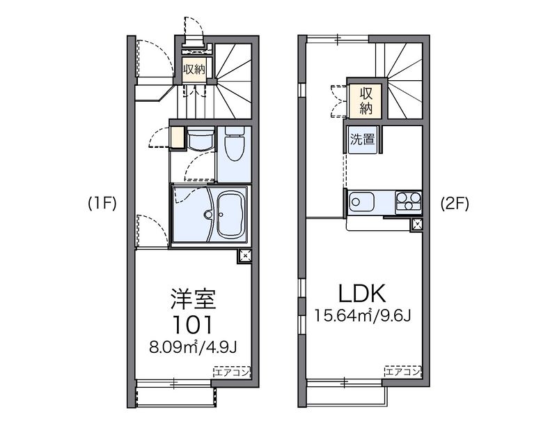 レオネクストアズール 間取図