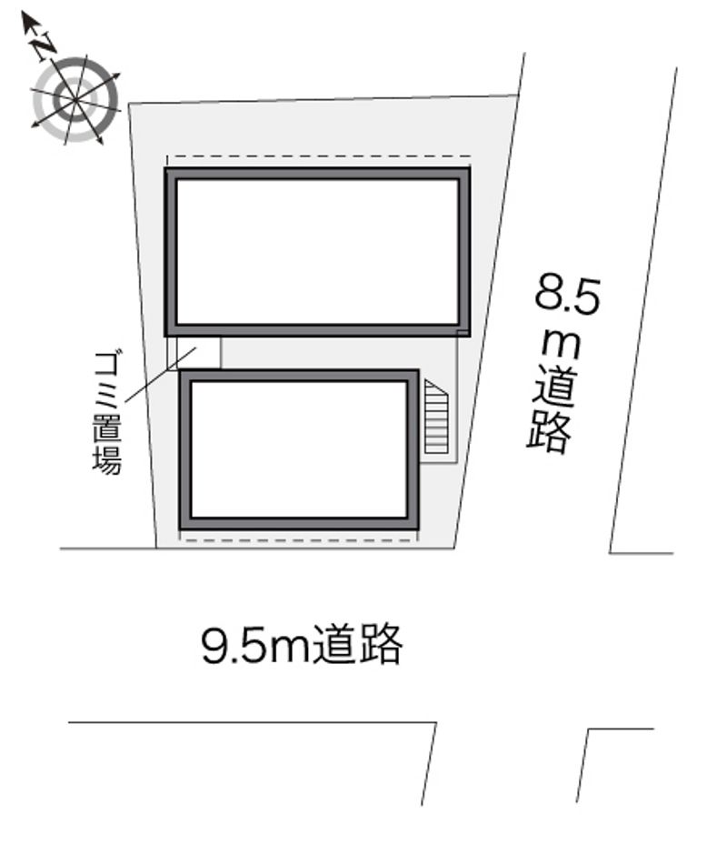レオパレスロワールⅡ 配置図