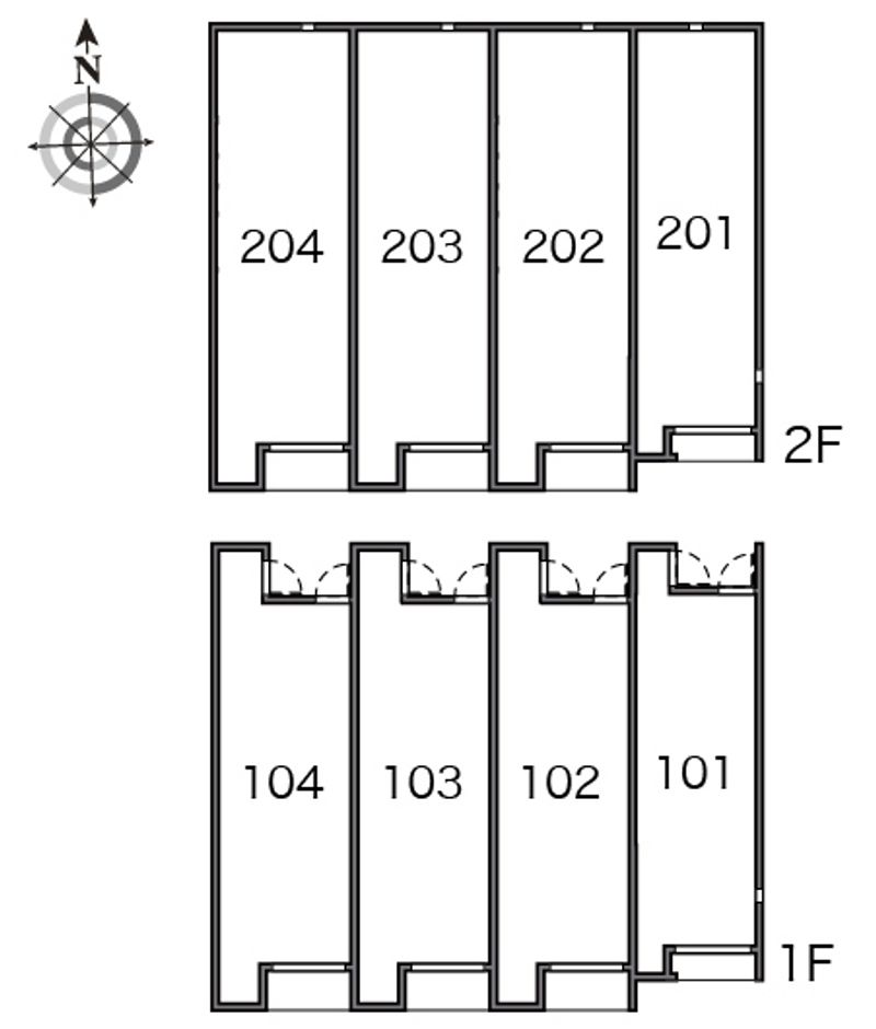 レオネクストラーシュ 間取配置図
