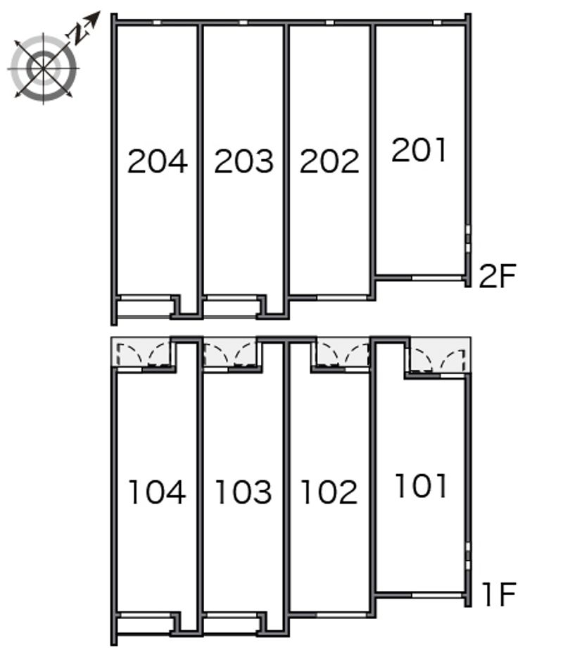 クレイノルレクチェ 間取り配置図