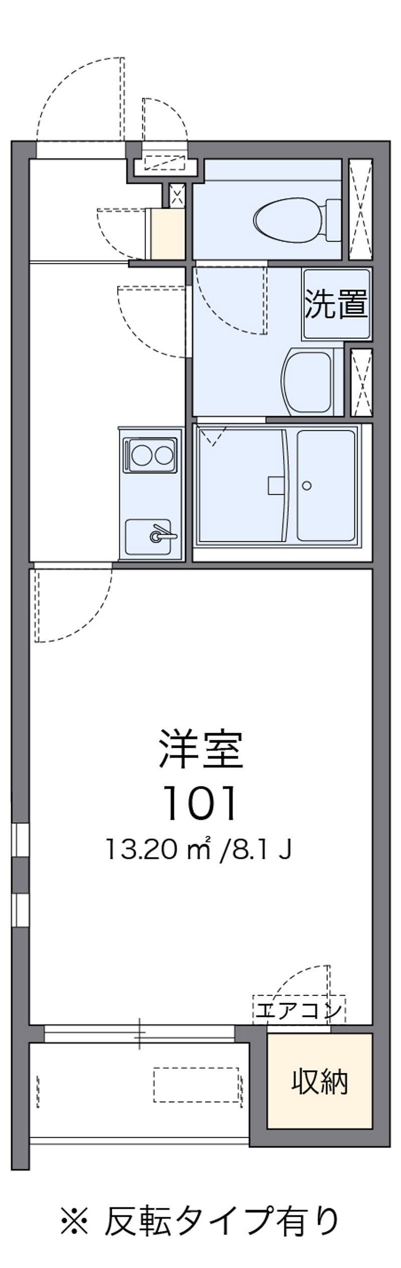 クレイノＯＺ−６ 間取図