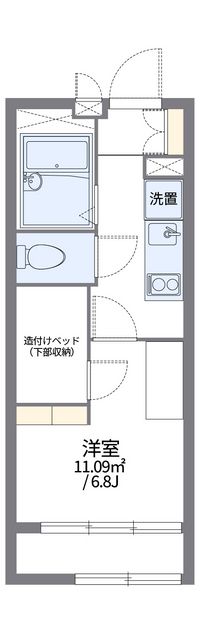 レオパレスてぃーだ 間取り図