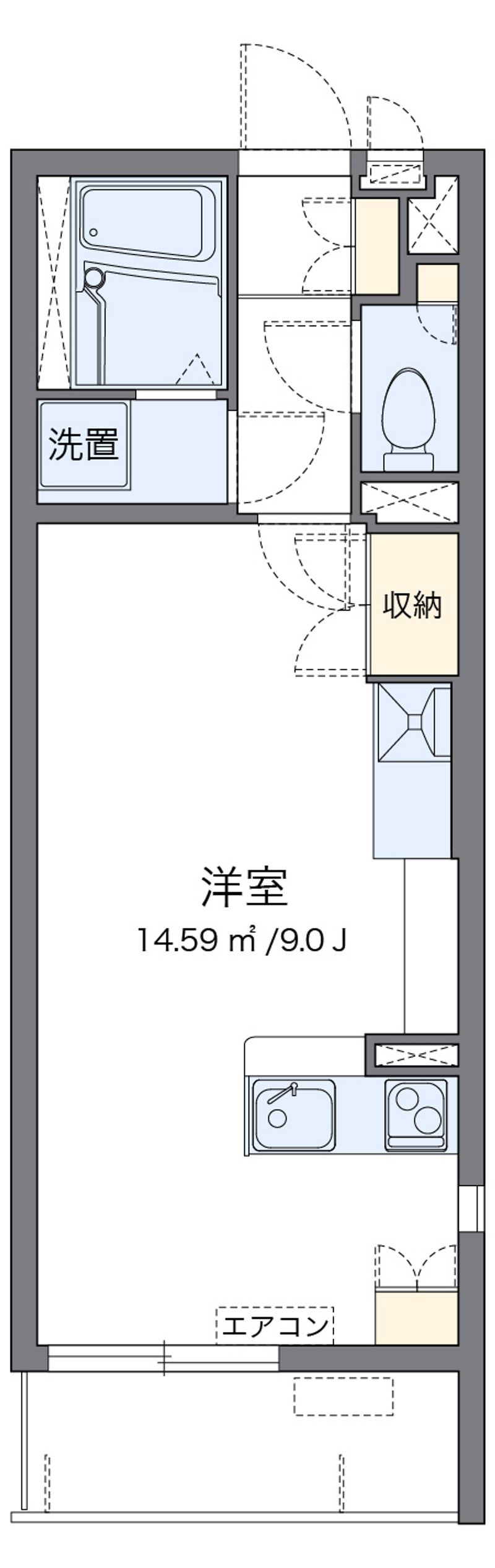レオネクストコントワール御影弓場 間取図
