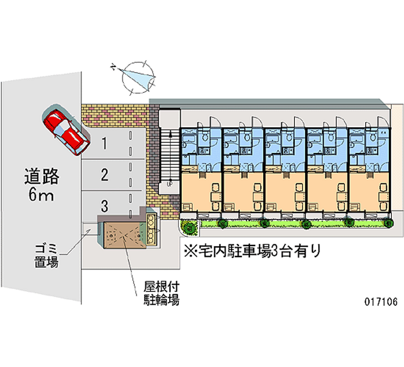 17106 Monthly parking lot