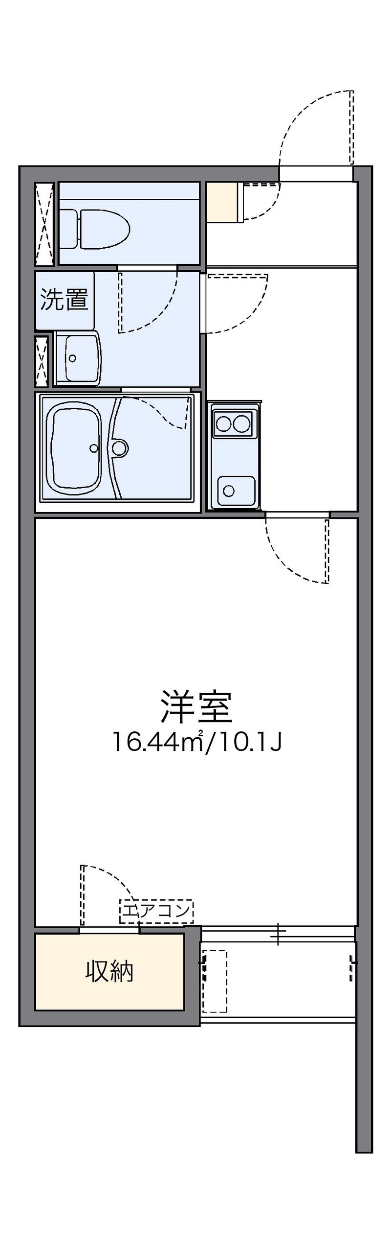 レオネクストフリージア 間取図