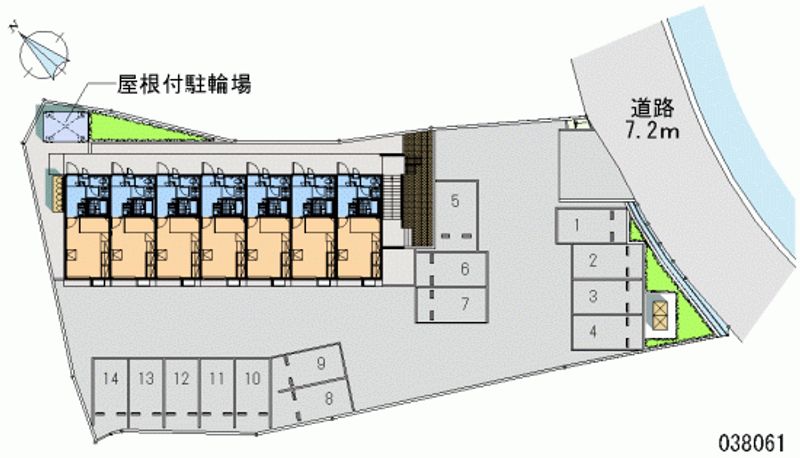 レオパレス桂川 月極駐車場