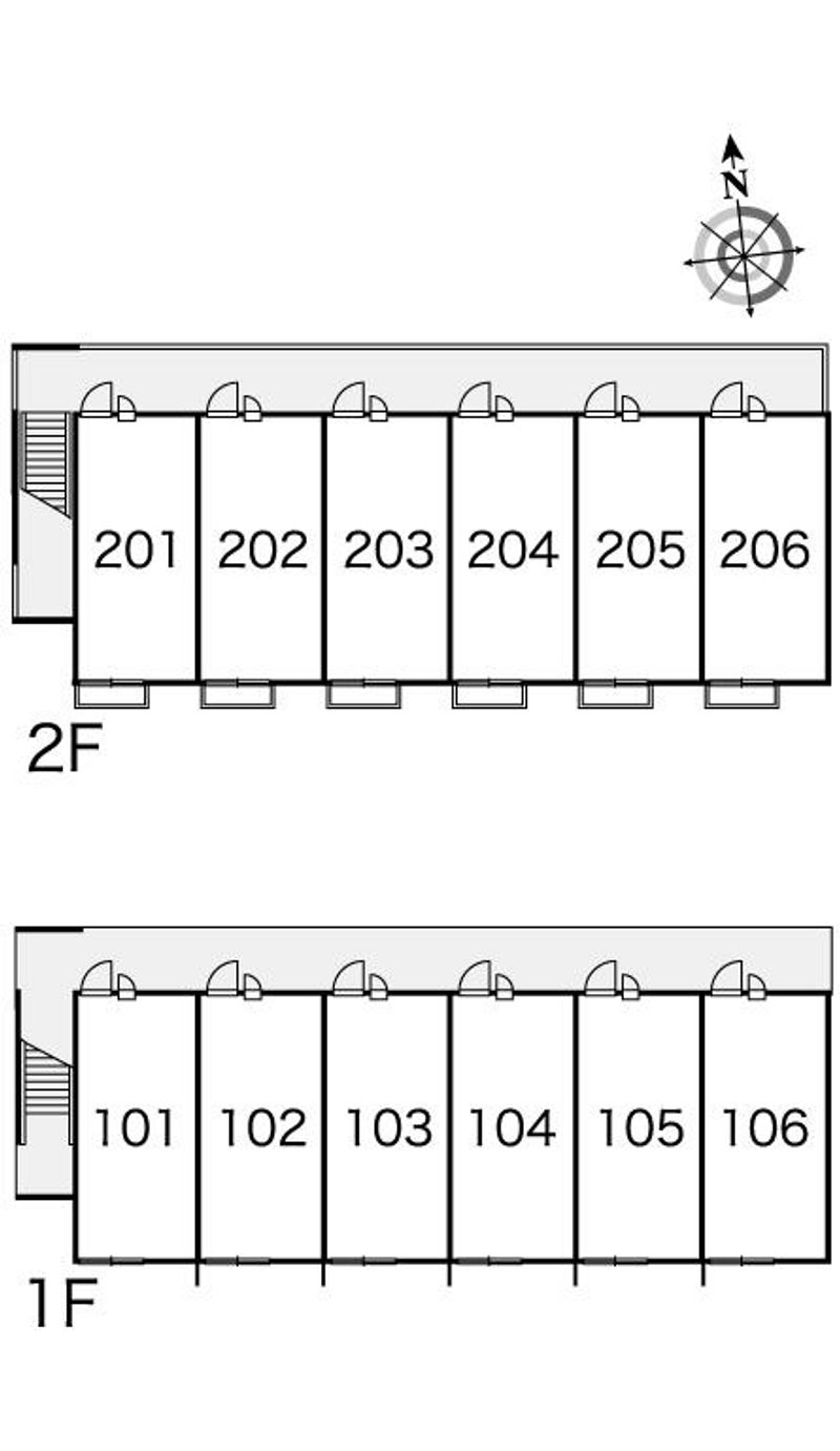 レオパレスＬｕｃｅ 間取り配置図