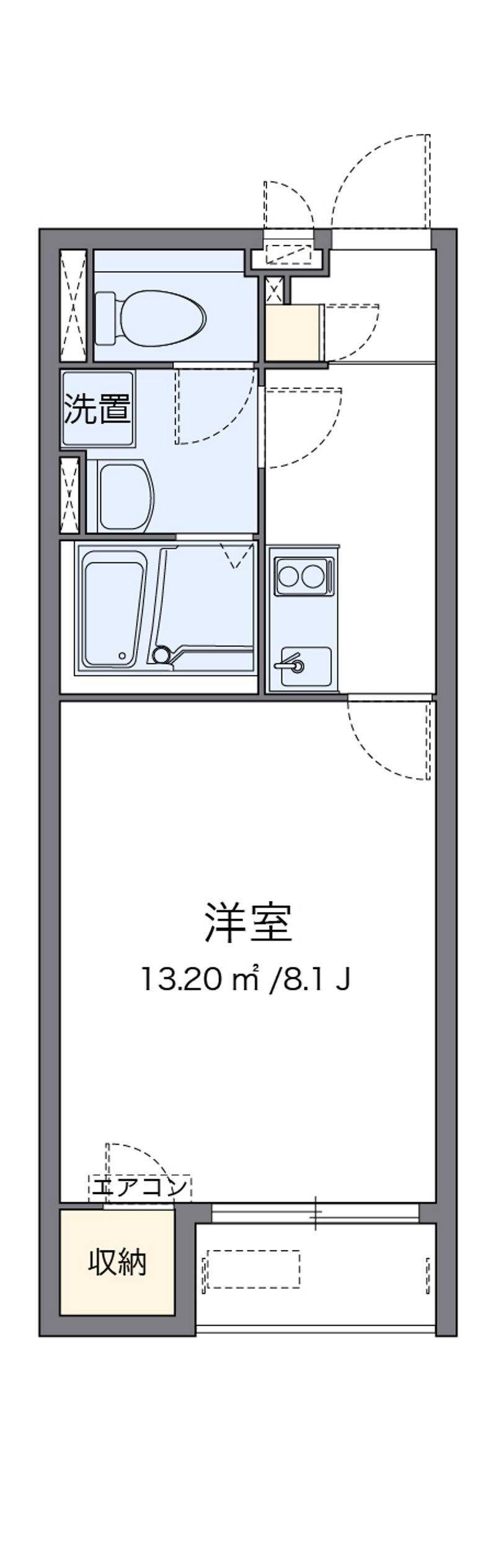 クレイノファースト東原 間取図