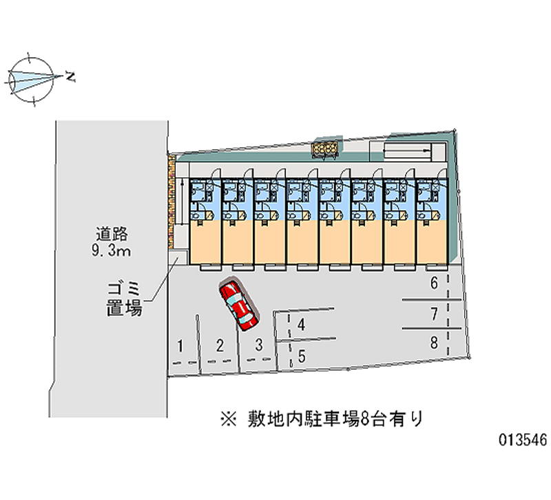 13546 Monthly parking lot