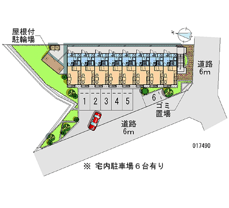 レオパレスコンフォート西之町 月極駐車場