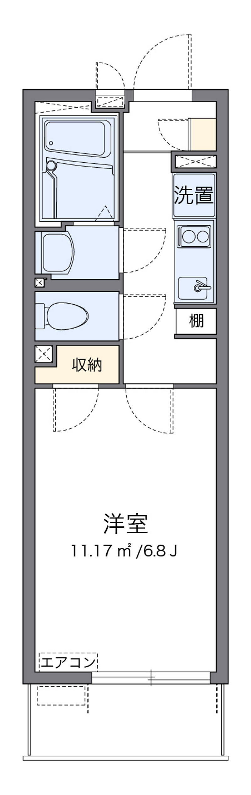 クレイノのぞみⅢ 間取り