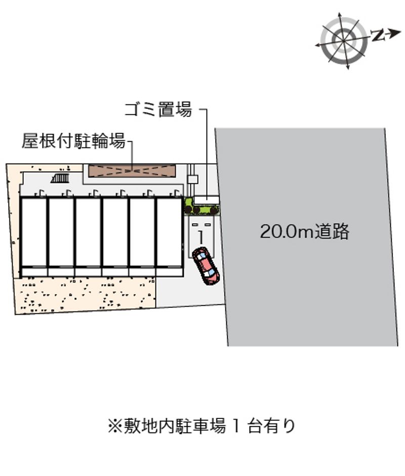 クレイノカーサフェリチタ 配置図