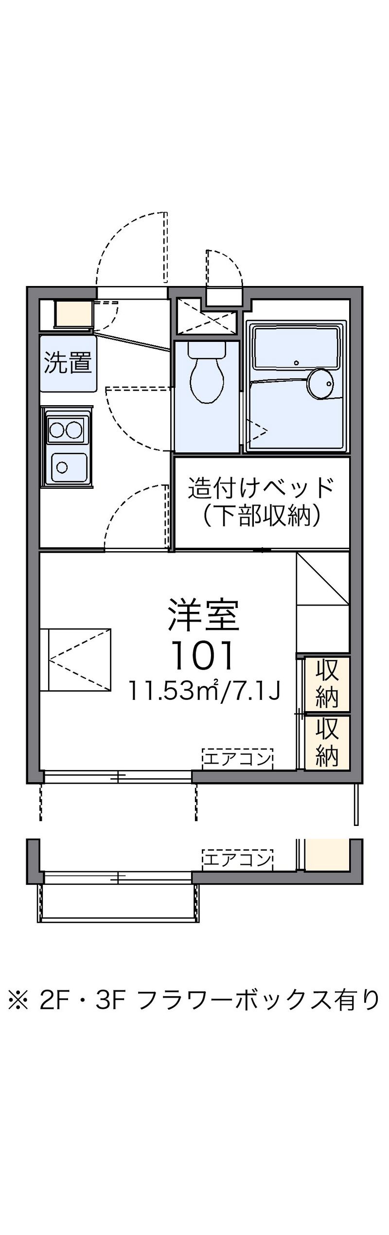 leopalace Yushima Second Sơ đồ nhà