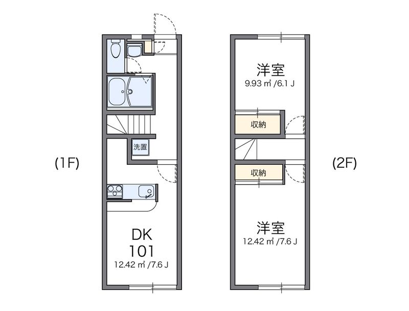 レオパレスリー＆ミー 間取図