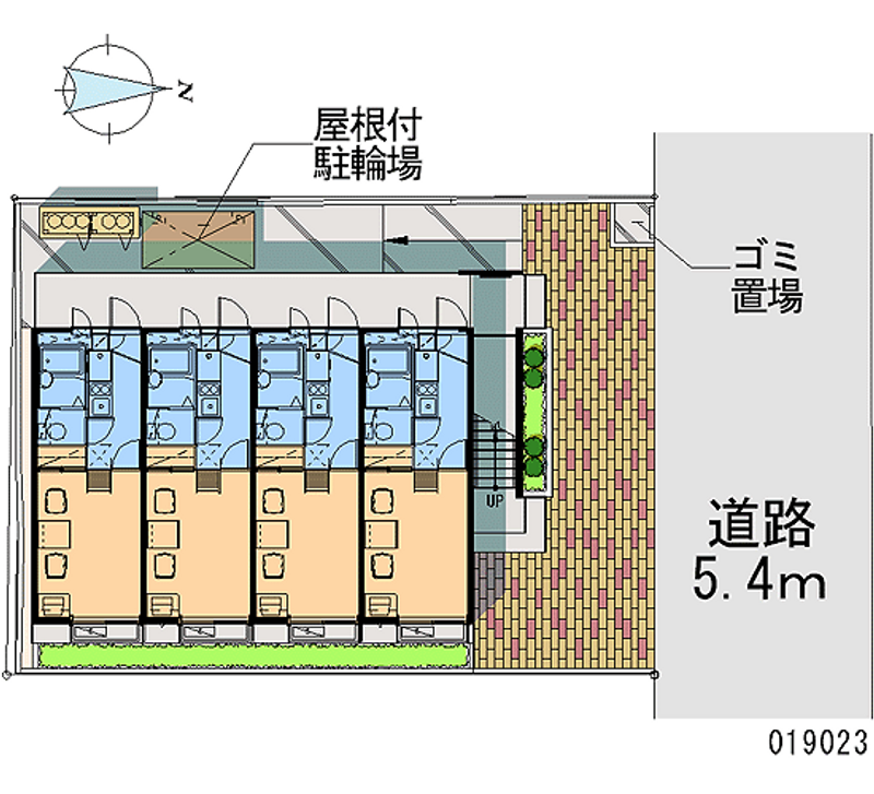 レオパレスフィレンツェ東海通 区画図