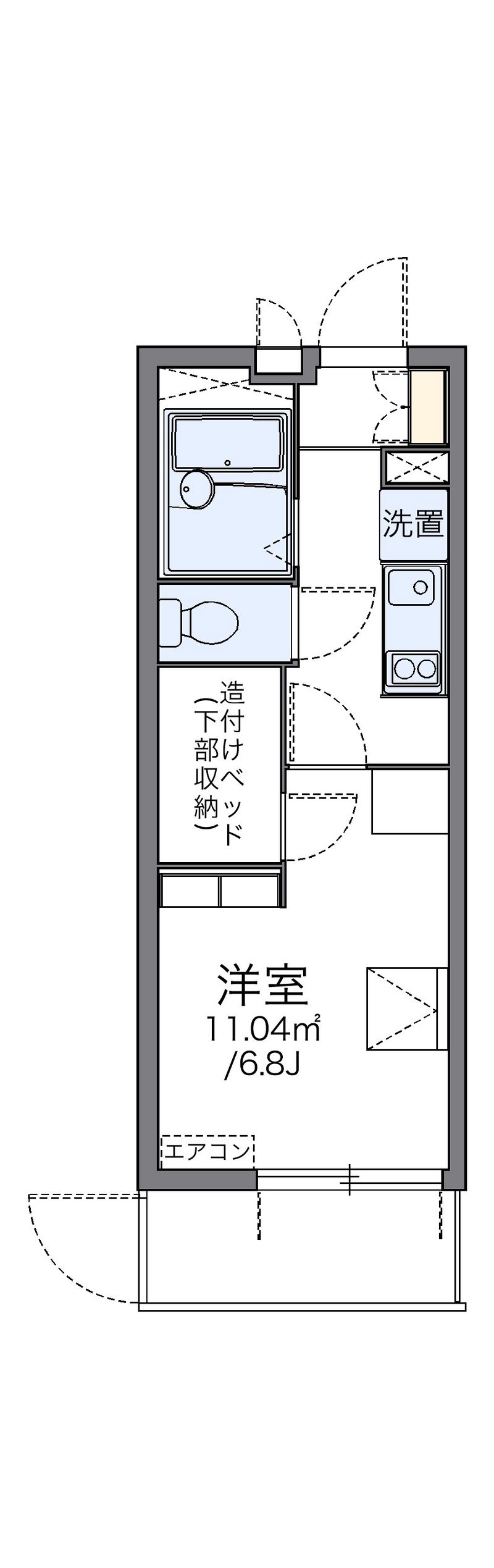 レオパレスドエル　桜台 間取図