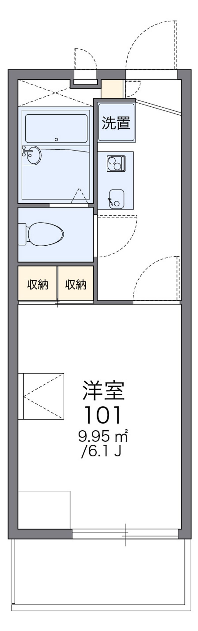 レオパレスＯａｋ　Ｇａｒｄｅｎ 間取図