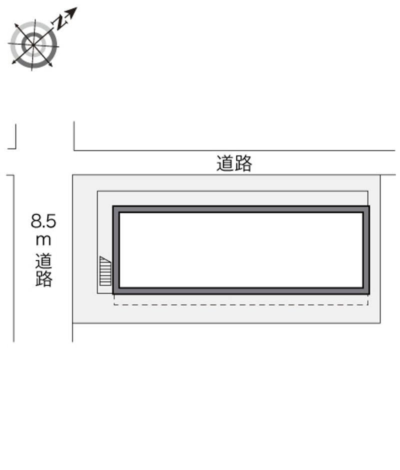 レオパレスおとわ　２ 配置図