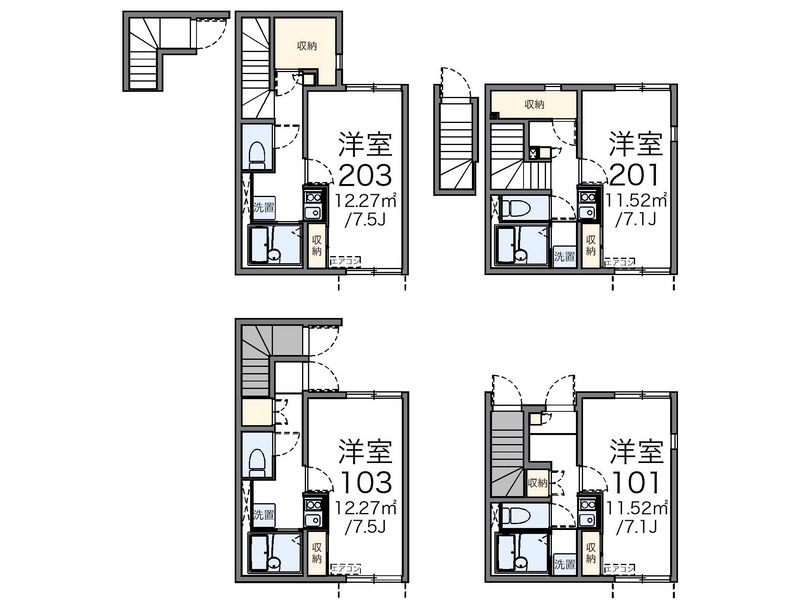 レオネクストホッチポッチ 間取図