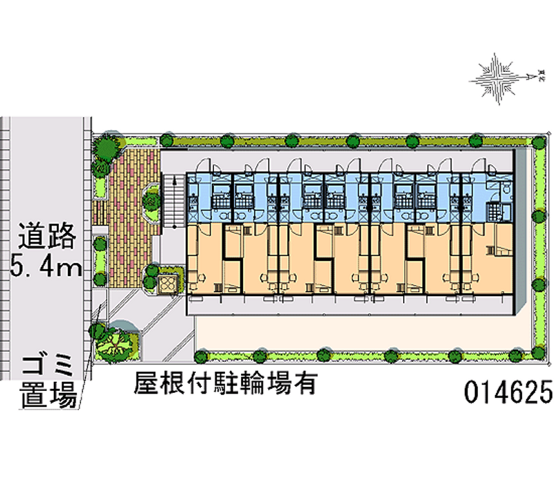 レオパレス駒場東大前 区画図