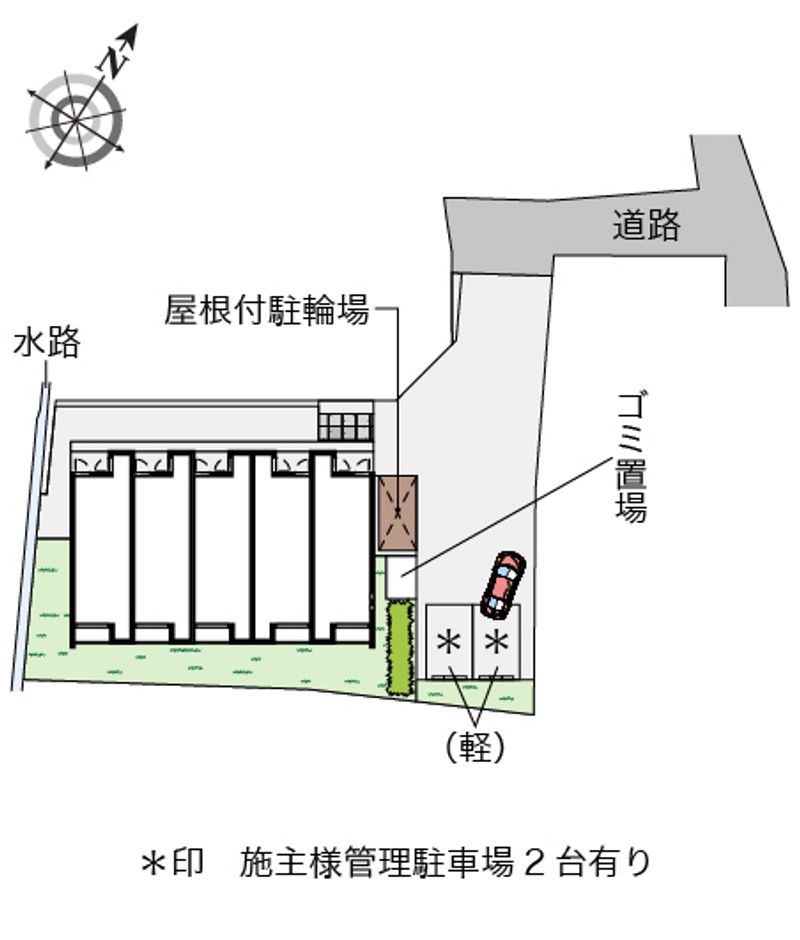 クレイノ本町南 配置図