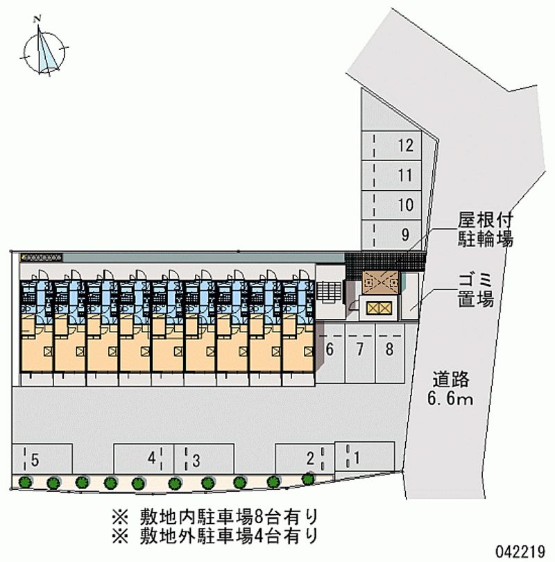 レオパレス中川ＭＴＭ 月極駐車場