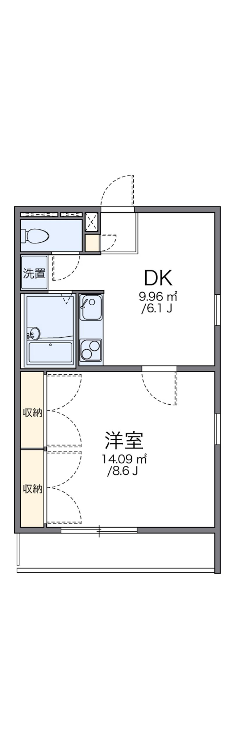 レオパレスサンシャインⅡ 間取図