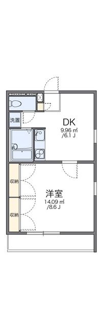 レオパレスサンシャインⅡ 間取り図