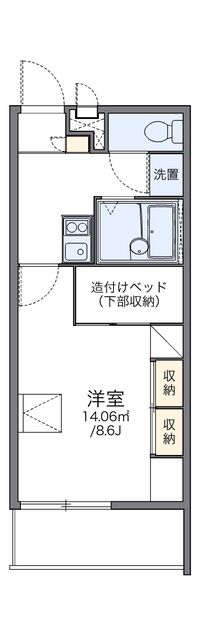 レオパレス猪子石 間取り図