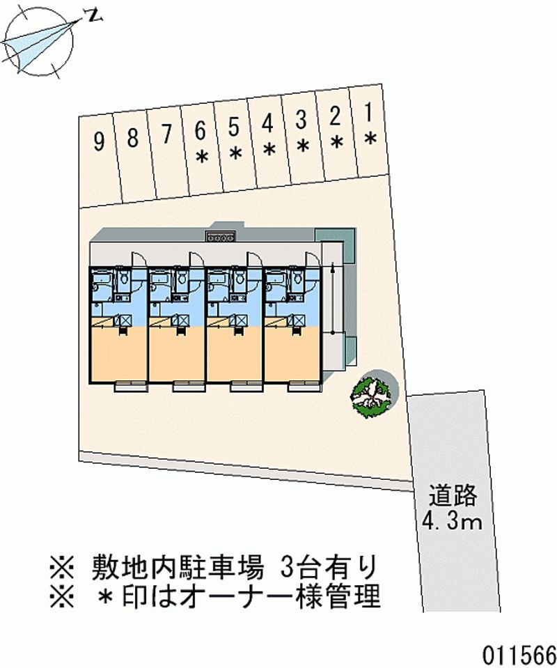 レオパレス藤 月極駐車場