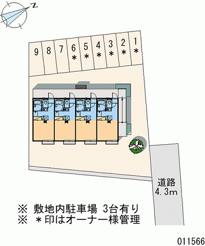 11566 Monthly parking lot