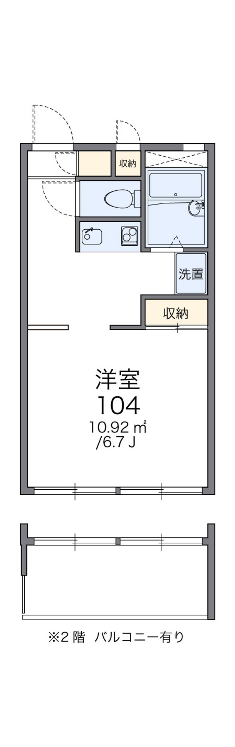 レオパレスソネット 間取図