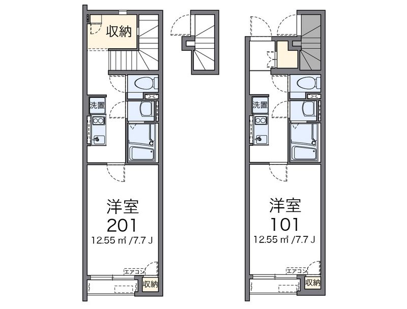 クレイノソレイユⅤ 間取図