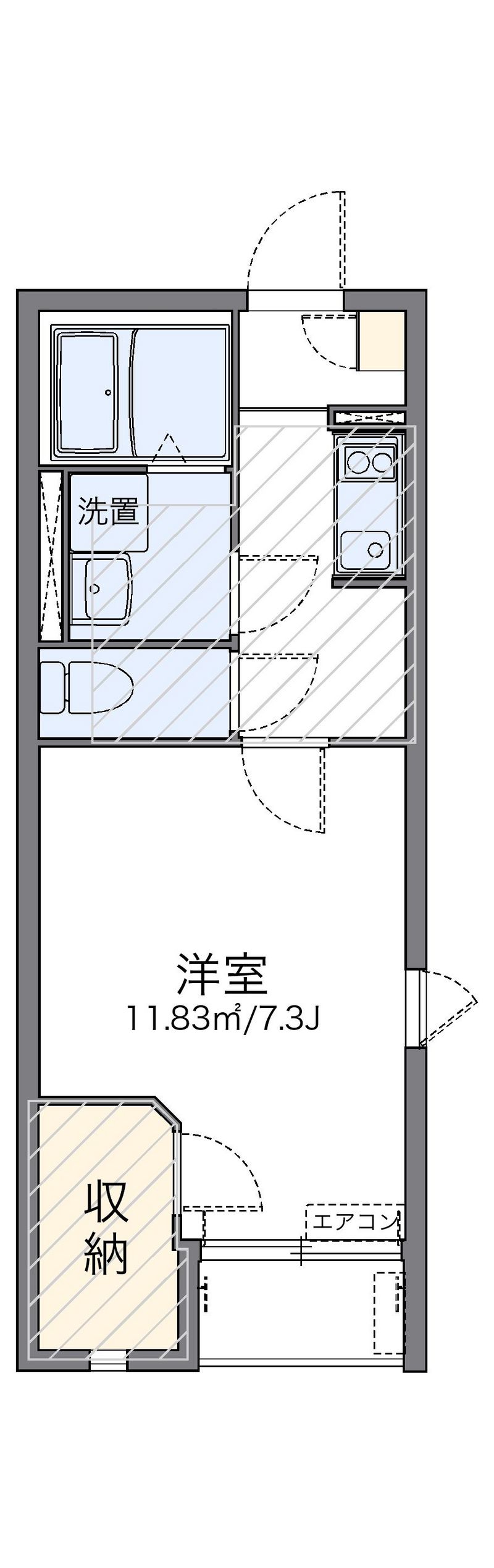 レオネクストクレストタウンＦ 間取図