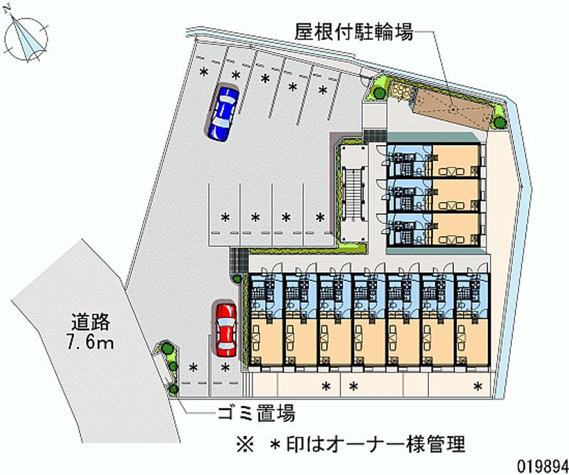 レオパレスＥＬＡＮ 区画図